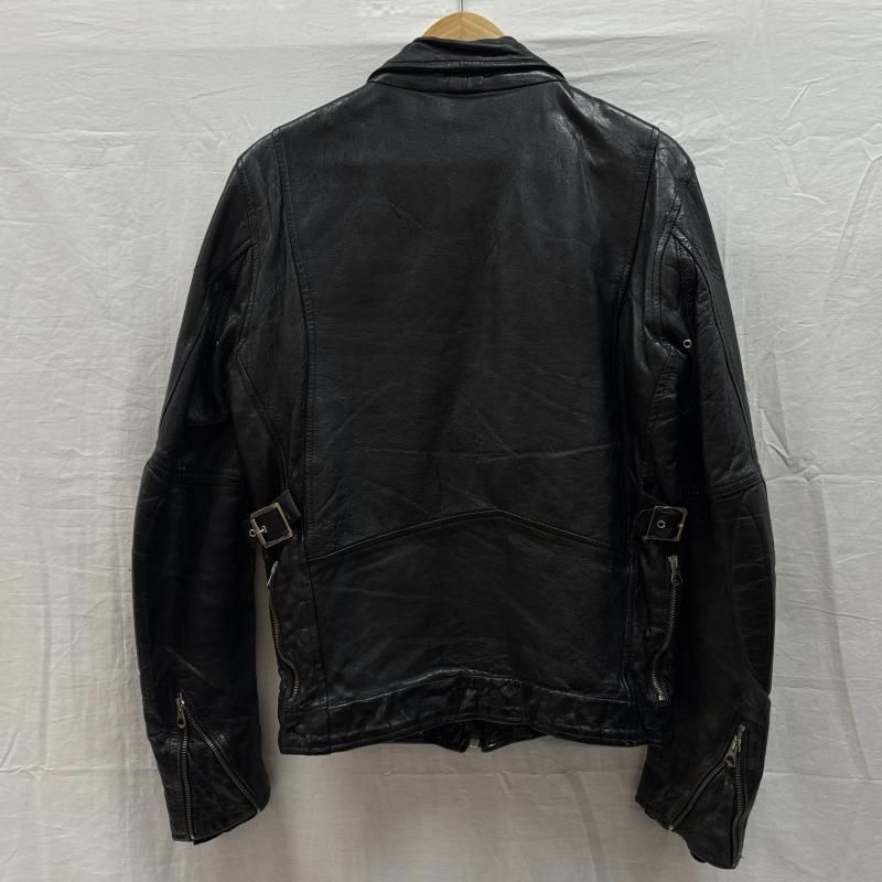 ゴールデングース ブランド G23U532 シングル ライダース カーフ レザー ジャケット エルボーパッチ スター スタッズ メンズ XS ISItems 古着 50145948