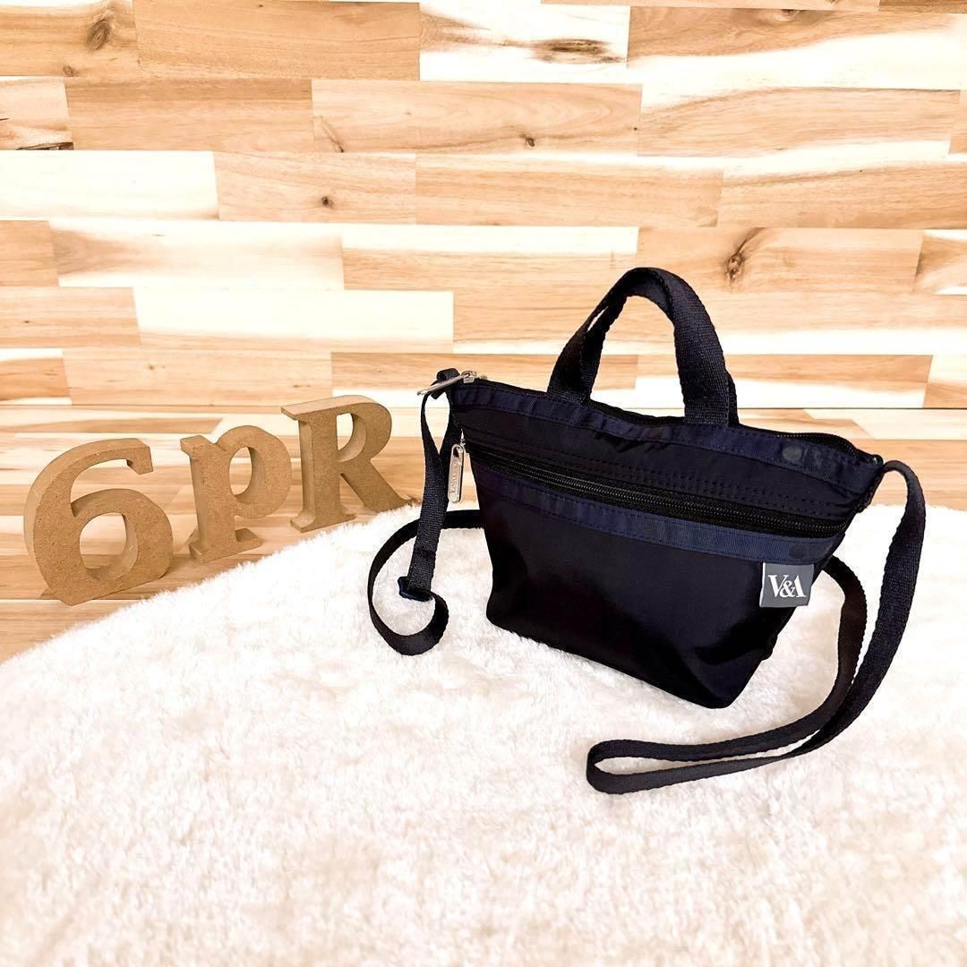 レディース 美品/希少【レスポートサック×ヴィアンドエー】無地×花柄 