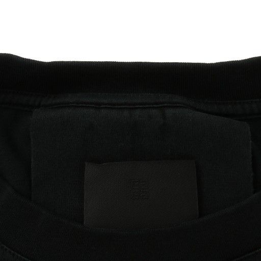  ジバンシィ Tシャツ カットソー 半袖 クルーネック リバースロゴ プリント L 黒 ブラック XZ GY 19 その他 トップス