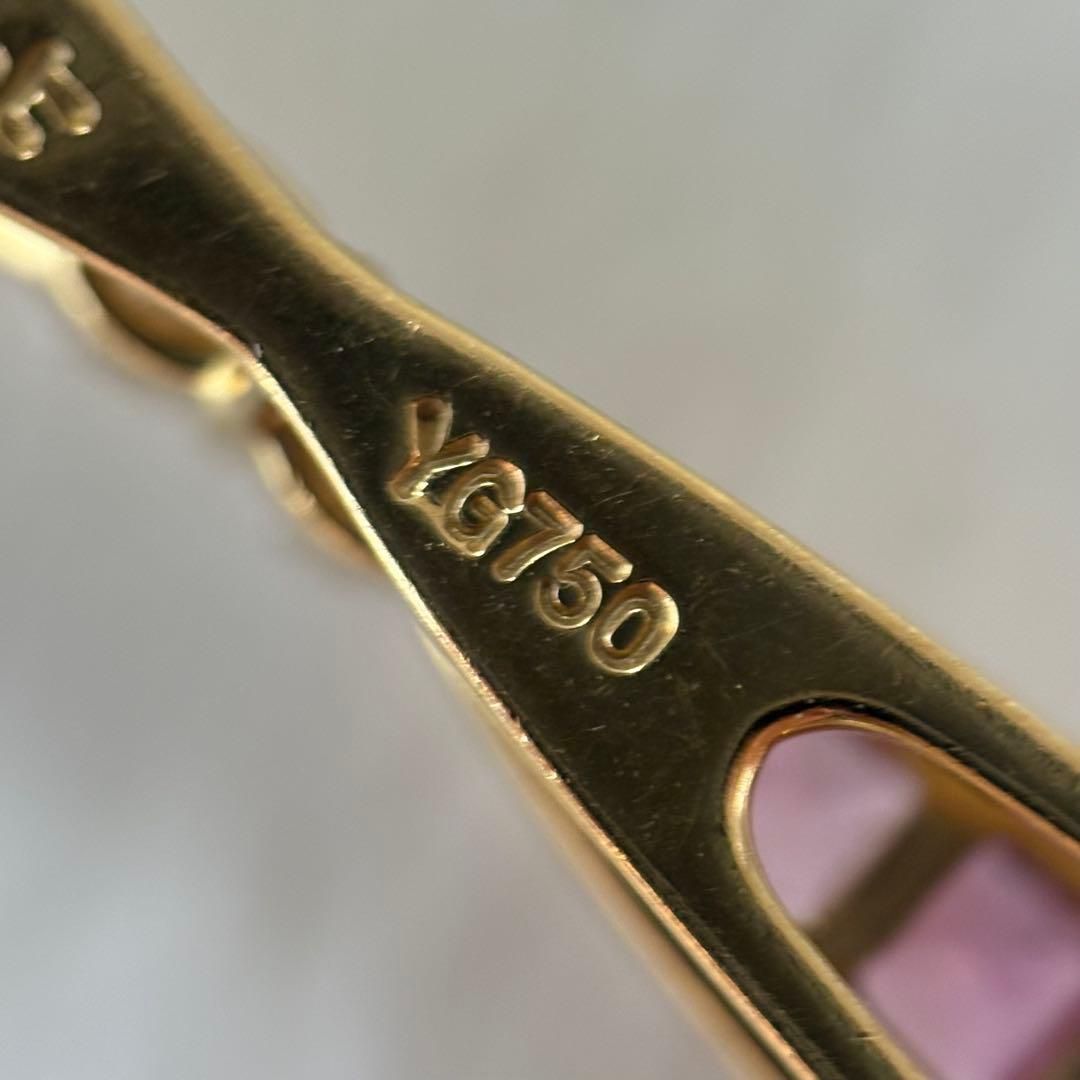 342【ジュネ】K18 サファイア　ダイヤモンド　ネックレストップ 342【ジュネ】K18 サファイア ダイヤモンド ネックレストップ - メルカリ