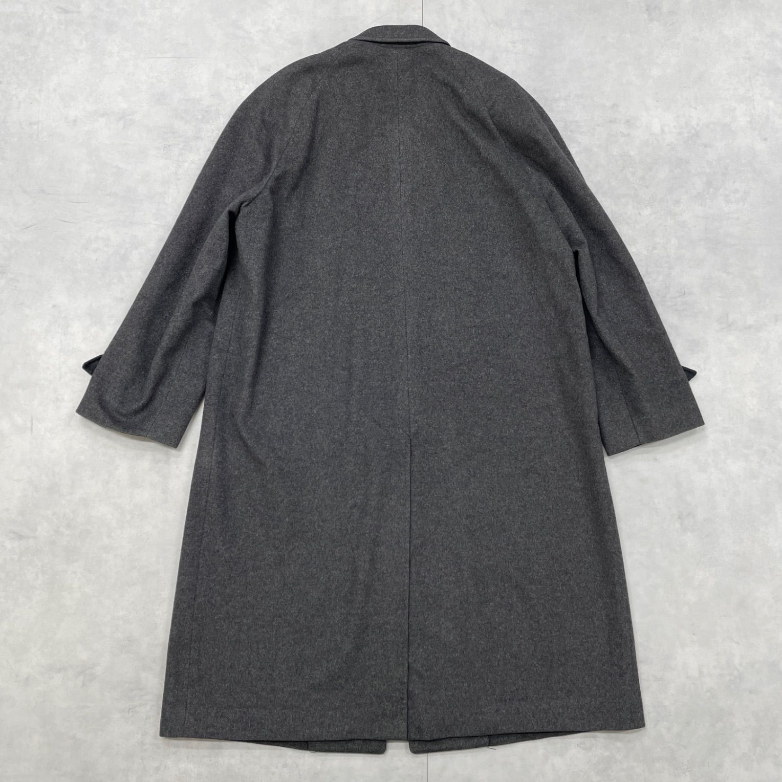 Ermenegildo Zegna エルメネジルドゼニア バルマカーンコート ステン ロング カシミヤ グレー イタリア製 メンズ 50 KANDAIZUMI_COM