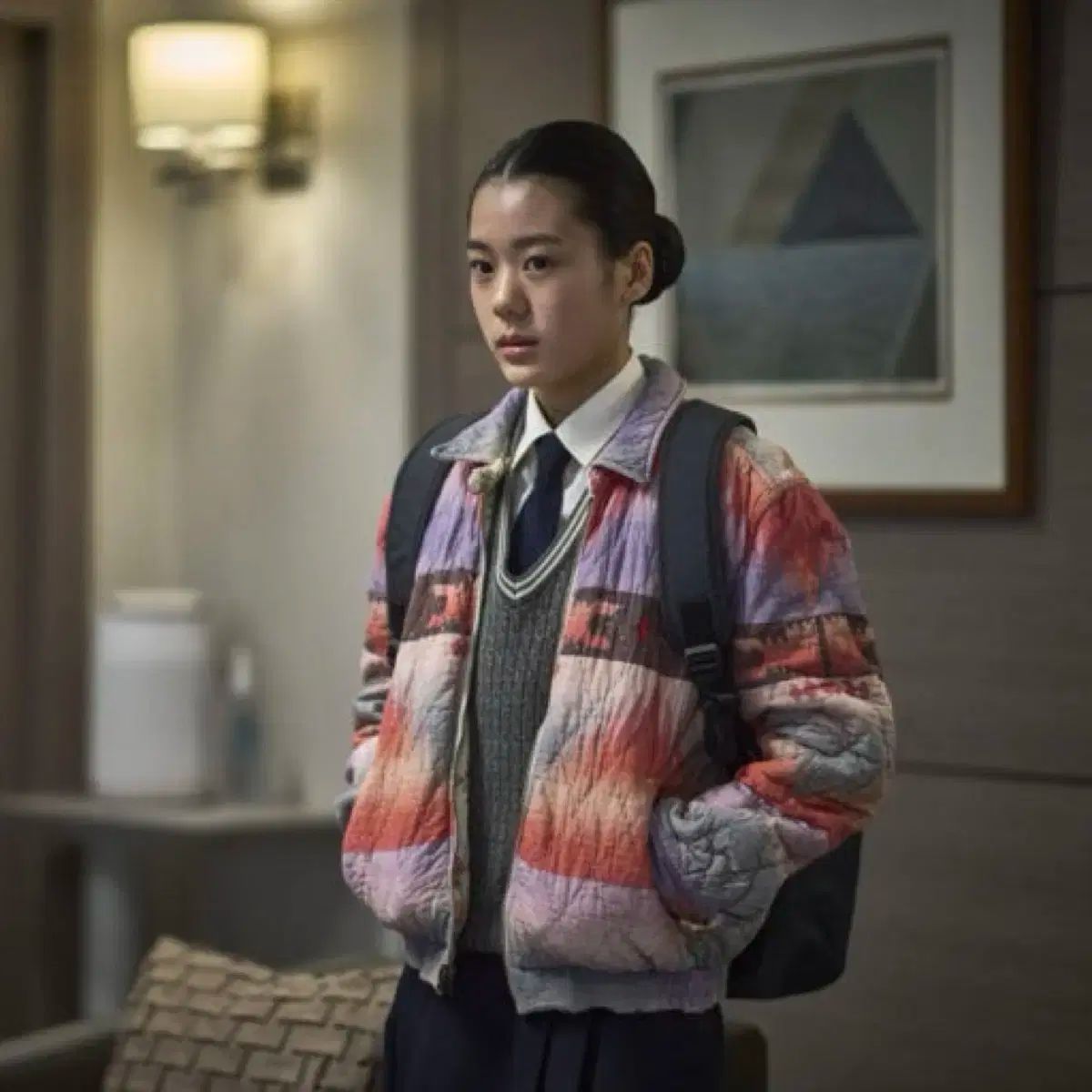 レディースS ポロラルフローレン リバーシブル アズテック フローラル パータン キルティング ジャケット