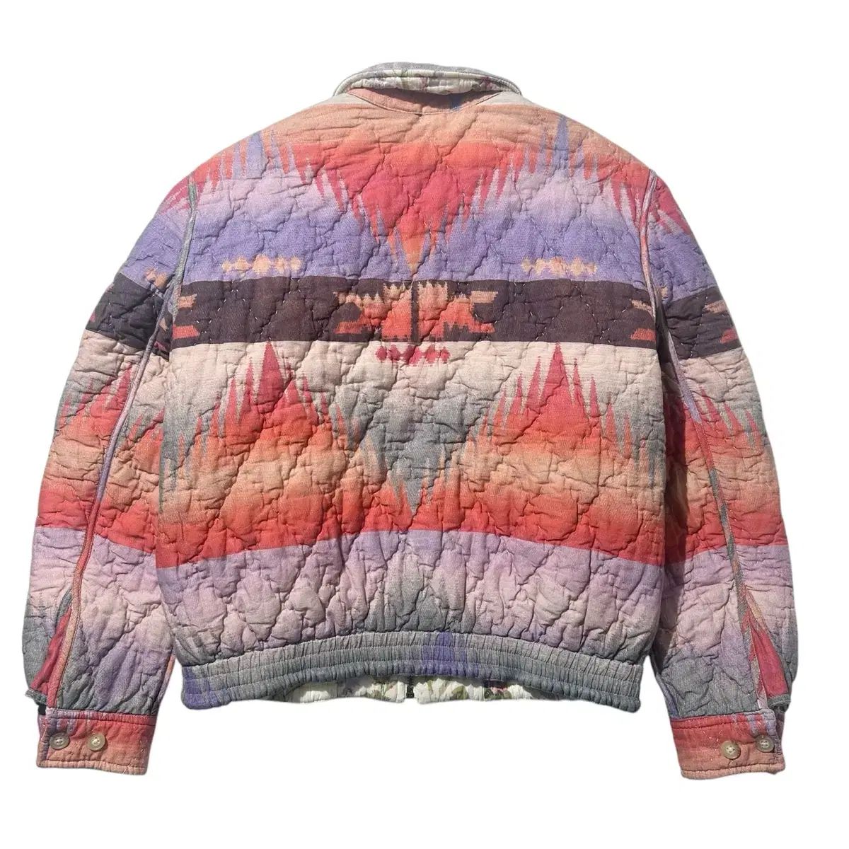 レディースS ポロラルフローレン リバーシブル アズテック フローラル パータン キルティング ジャケット GULLKHAN_COM