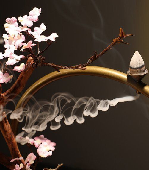 禅の意の置物のアイデアを逆さにして香炉家庭の事務室の応接間の机の面の玄関の装飾薫製香炉です