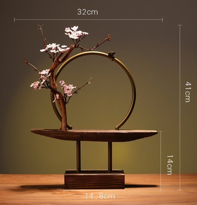 禅の意の置物のアイデアを逆さにして香炉家庭の事務室の応接間の机の面の玄関の装飾薫製香炉です