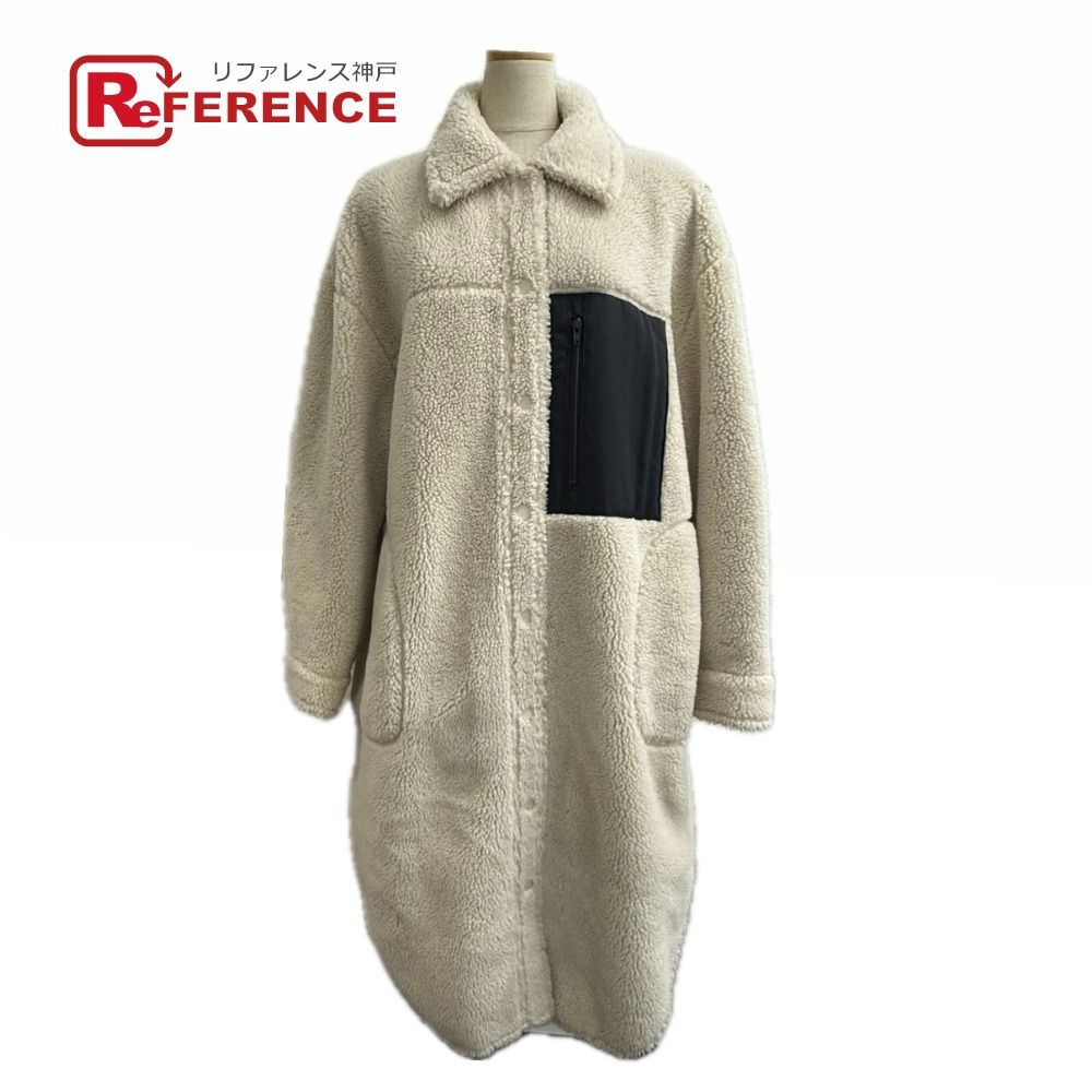 LE CIEL BLEU ルシェルブルー ロングコート バイ 23A69507 ポリエステル ホワイト