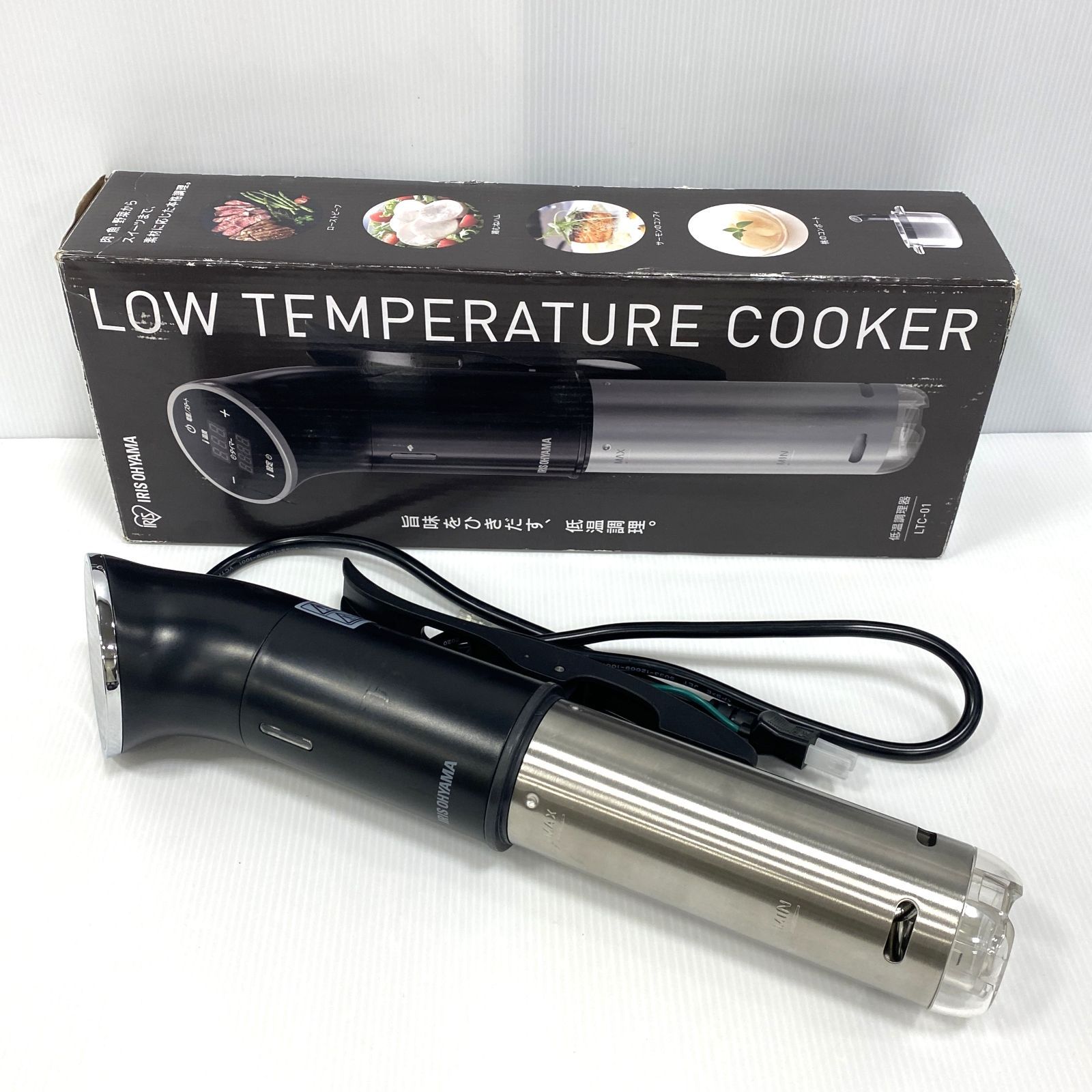 品】IRIS OHYAMA アイリスオーヤマ 低温調理器 LTC-01-B GM