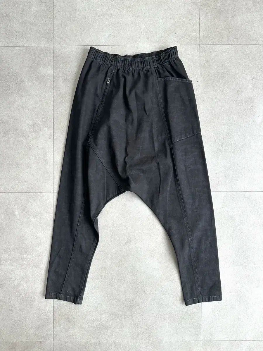 JPN VTG ブラック カモフラージュ サルエル パンツ