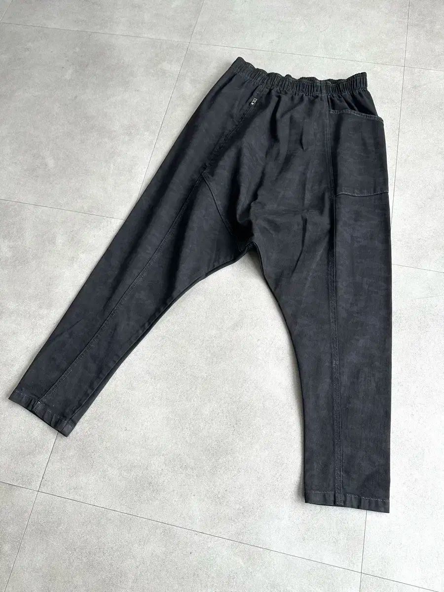  JPN VTG ブラック カモフラージュ サルエル パンツ チノパン パンツ