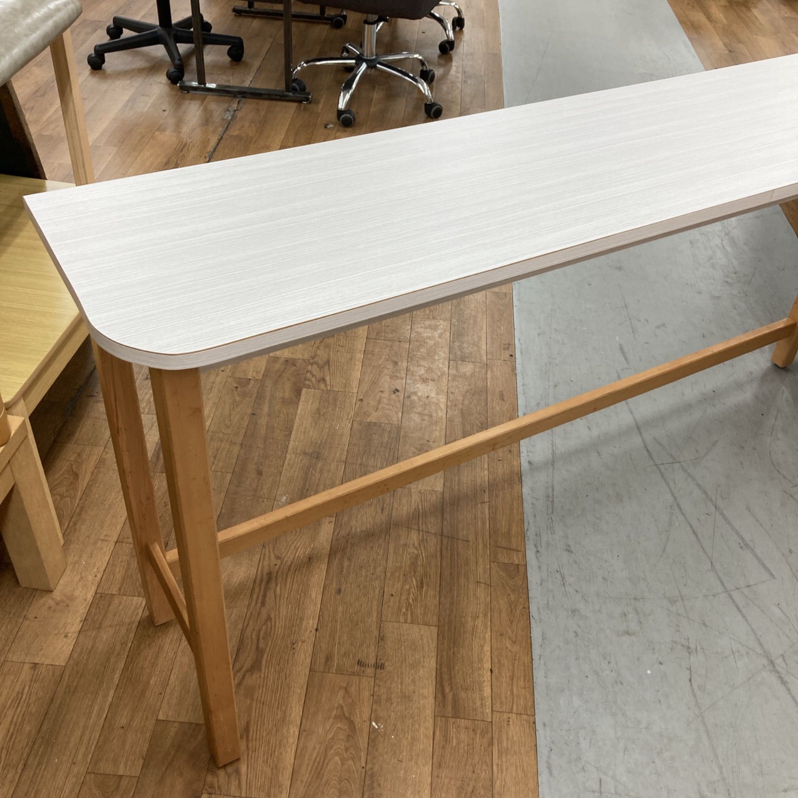 S785 木製コンソールテーブル サイドテーブル カウンターテーブル 幅170cm