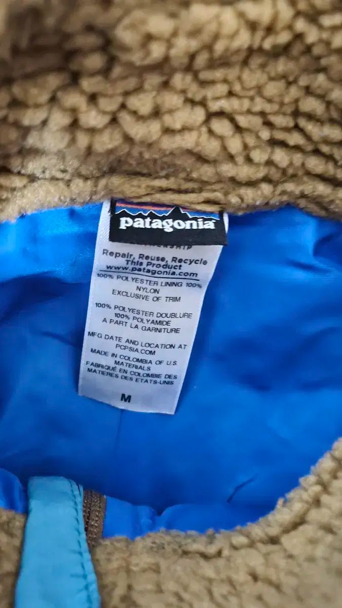 パタゴニアキッズ レトロ フリース ジップアップ mサイズ