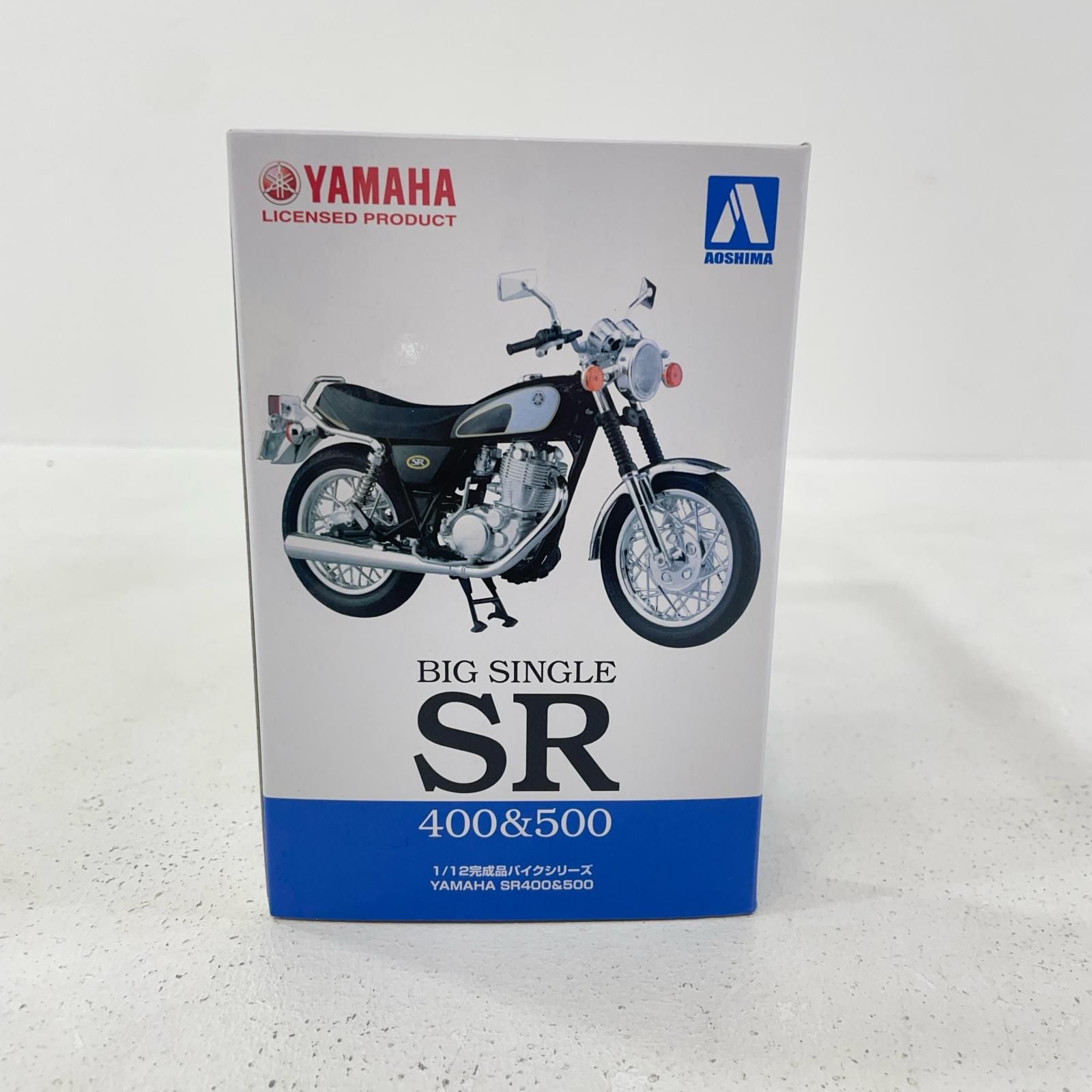  1 12 YAMAHA SR 400 500 グリタリングブラック 完成品バイク アオシマ SKYNET 726 その他 おもちゃ