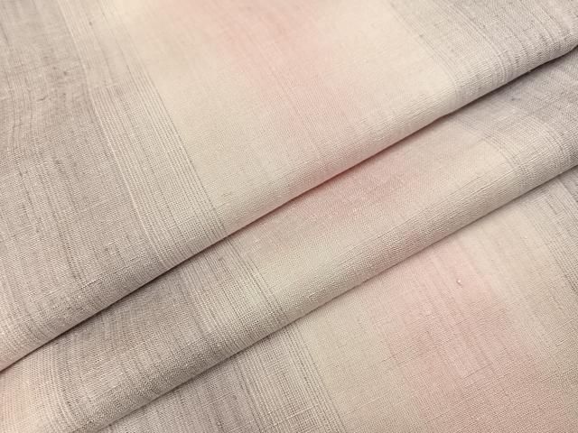 平和屋着物 紅花紬 米沢 霞文 正絹 AABA3784ph