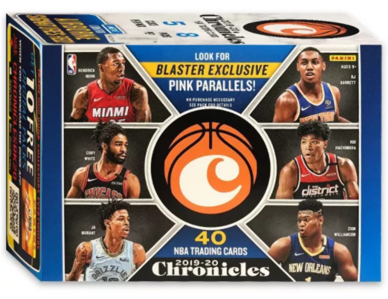 2019 20 Panini Chronicles NBA バスケットボール ブラスターボックス