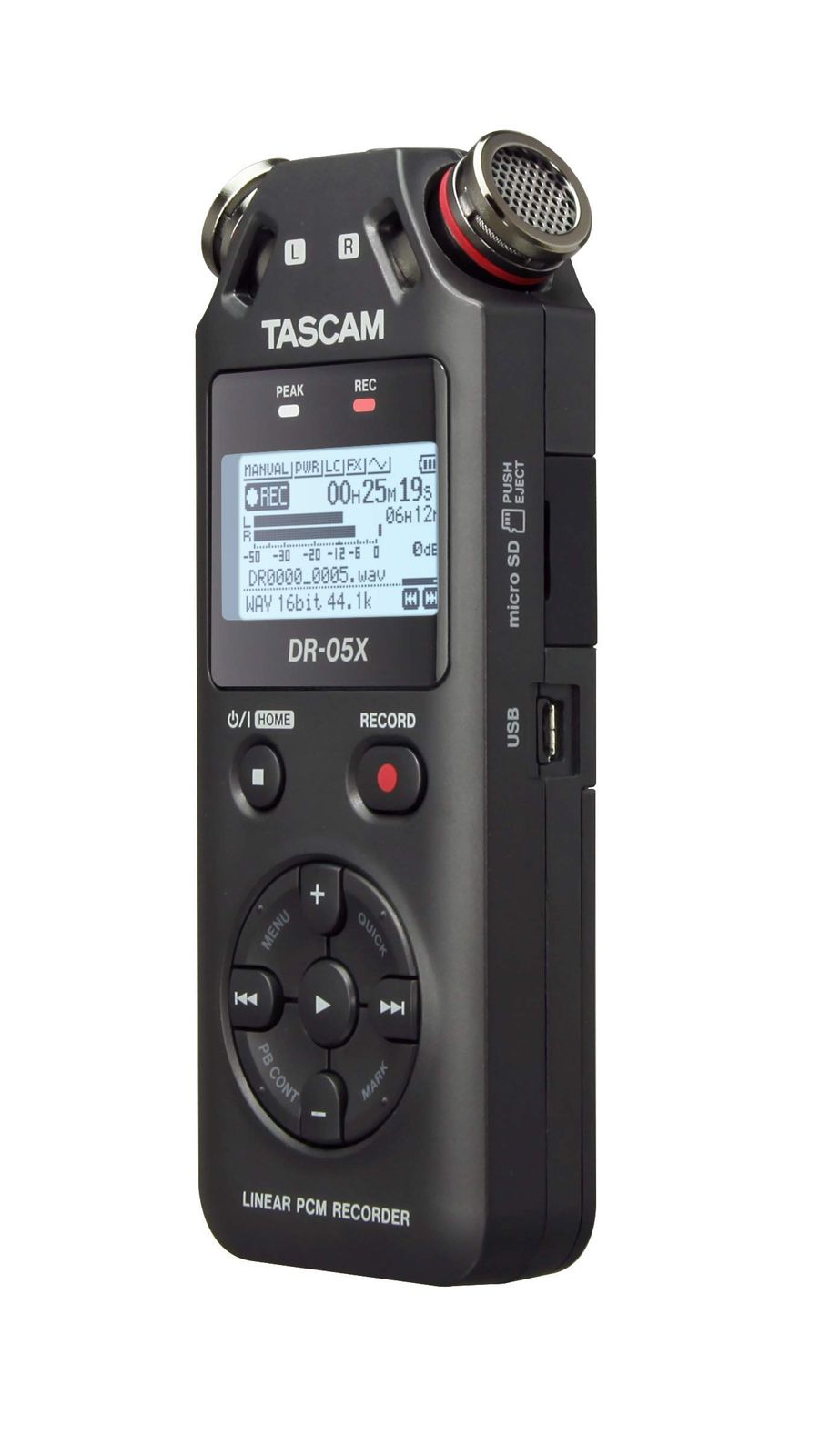 TASCAM タスカム DR-05X USB オーディオインターフェース搭載 ステレオ リニアPCMレコーダー ハンディレコーダー USBマイク Youtube ASMR 24 96ハイレゾ