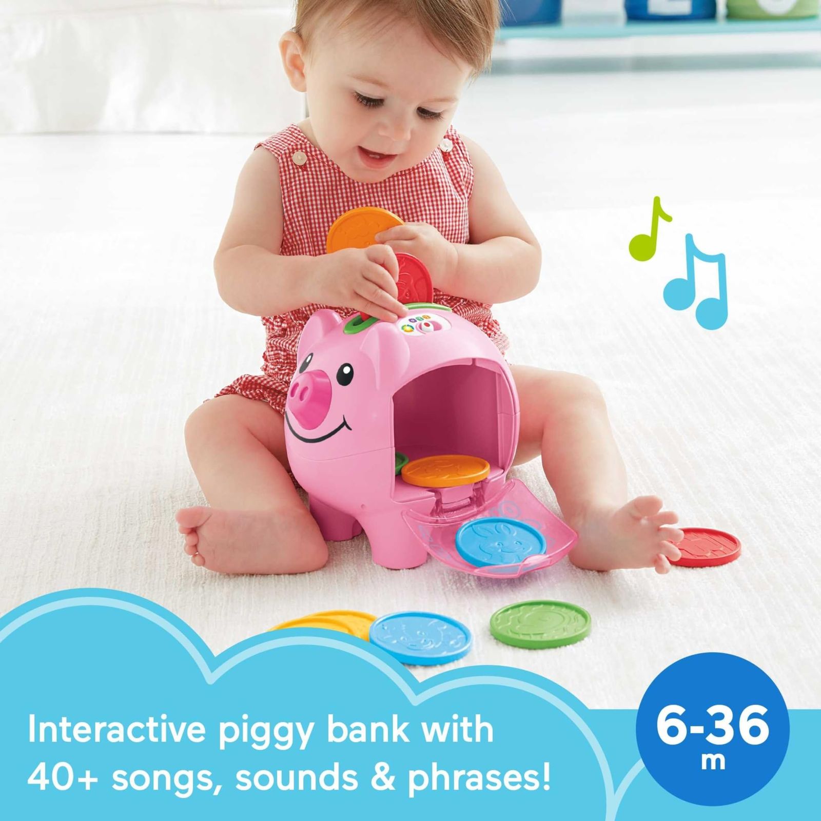 Fisher Price Laugh Learn Smart Stages Piggy Bank