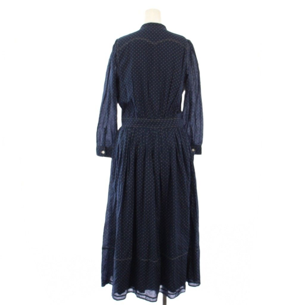 ダブルアールエル RRL ラルフローレン シャツワンピース ドット柄