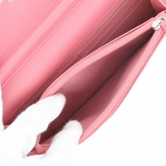  CHANEL シャネル マトラッセ チェーンウォレット ウォレットチェーン AP 0250 レディース ラムスキン ピンク シルバー金具 22番台 その他 アクセサリー