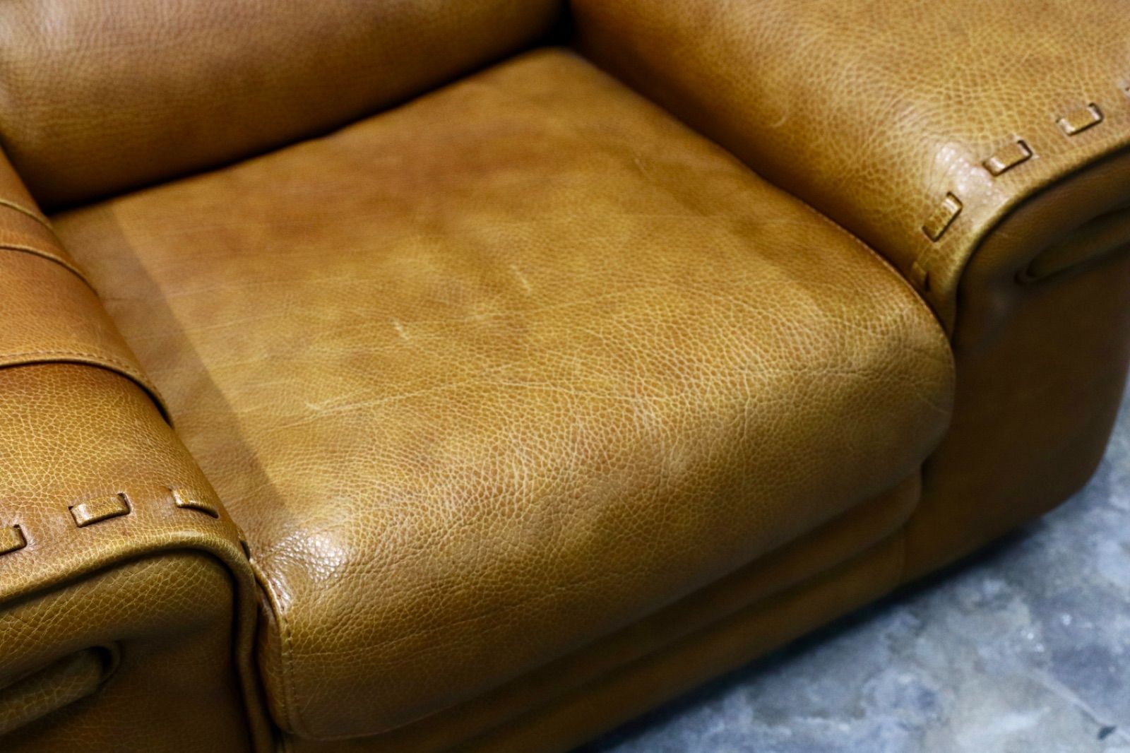 厚手本革 ブラウン