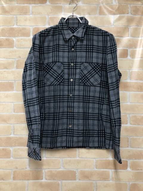 NUMBER N INE ナンバーナイン チェックネルシャツ NS 008 グレー 2