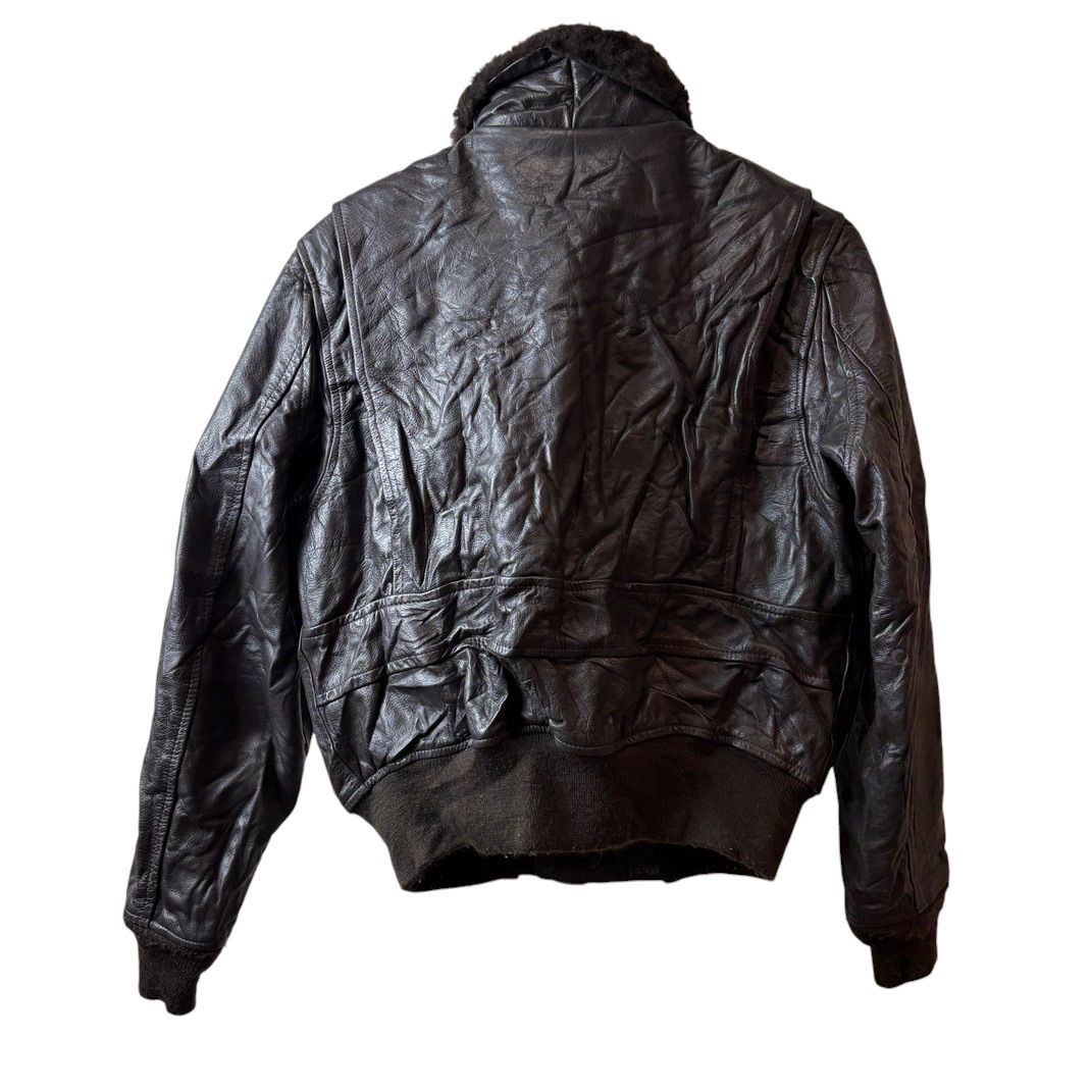 AIR COMBAT USA エアコンバット フライトジャケット SF-260 LIGHT ATTACK FIGHTER レザー ボマージャケット Mサイズ ヴィンテージ