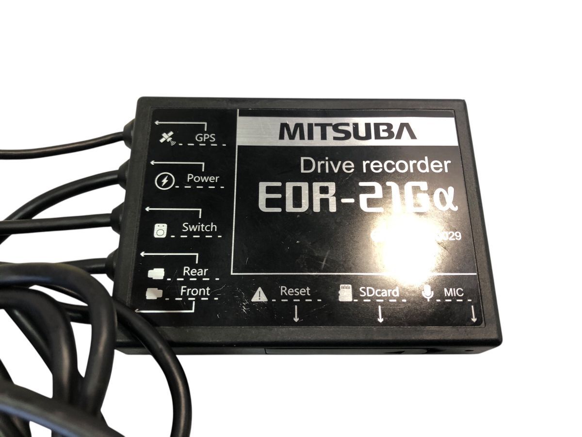バイク用 ドライブレコーダー ミツバ EDR-21 Gα 32 G SD付 程度良好 AOMI-M 7612
