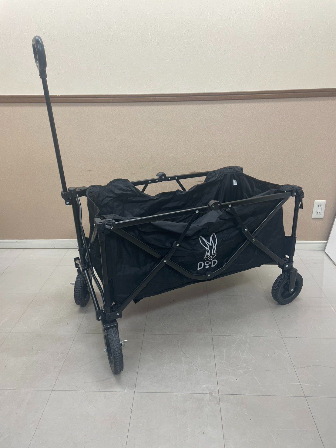 DOD ディーオーディー フォールディングキャリーワゴン ブラック C2-46-BK