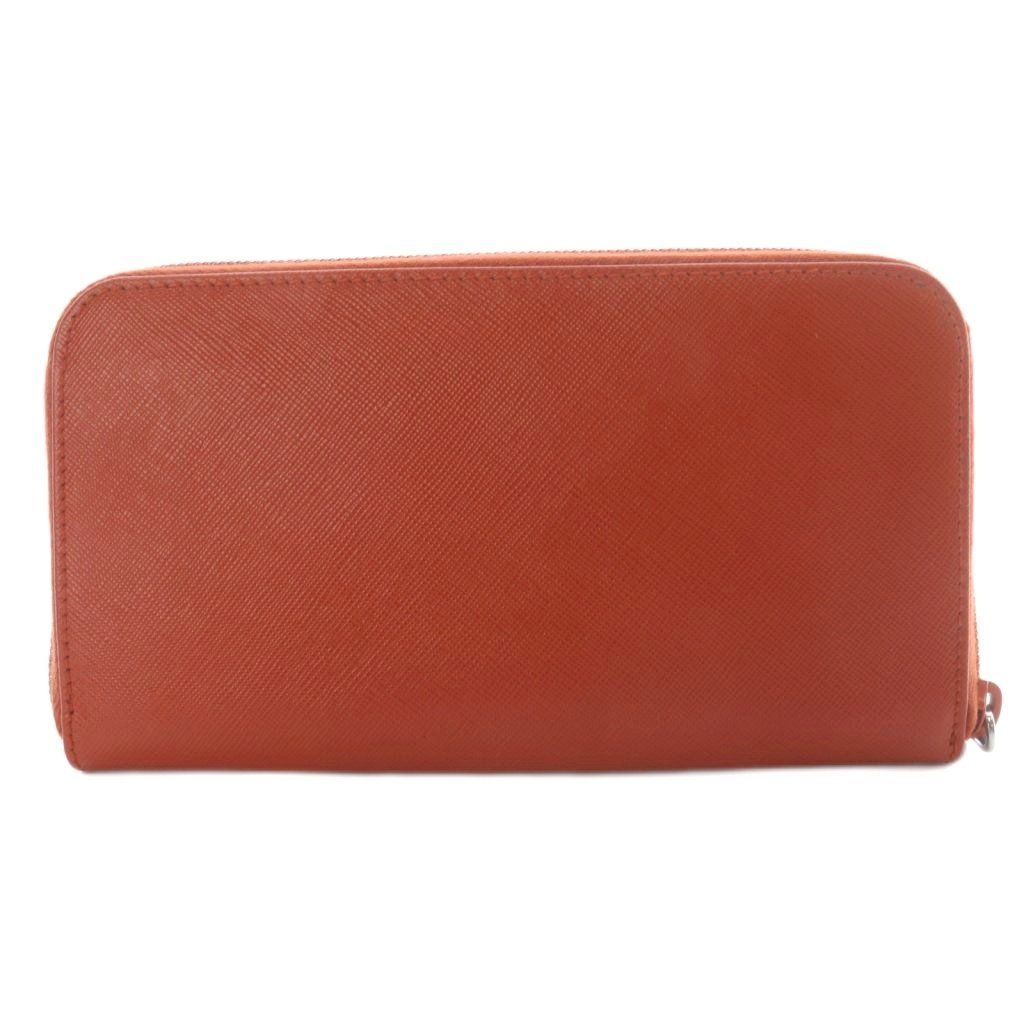 プラダ PRADA 長財布 ラウンドファスナー 三角プレートロゴ