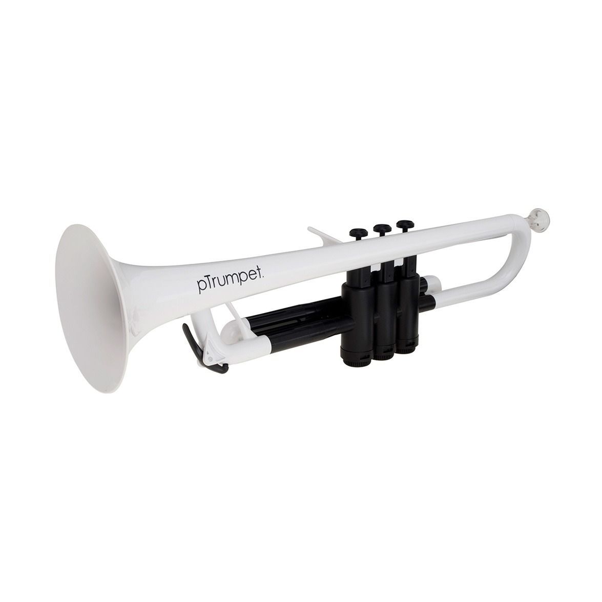 pInstruments pTrumpet B♭調 PTRUMPET1W ホワイト マウスピース キャリーバッグ付属 トランペット