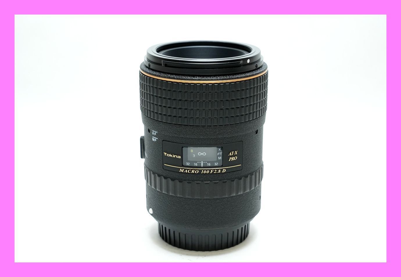 □ キャノン用 マクロレンズ TOKINA AT-X PRO MACRO 100mm F2.8 D