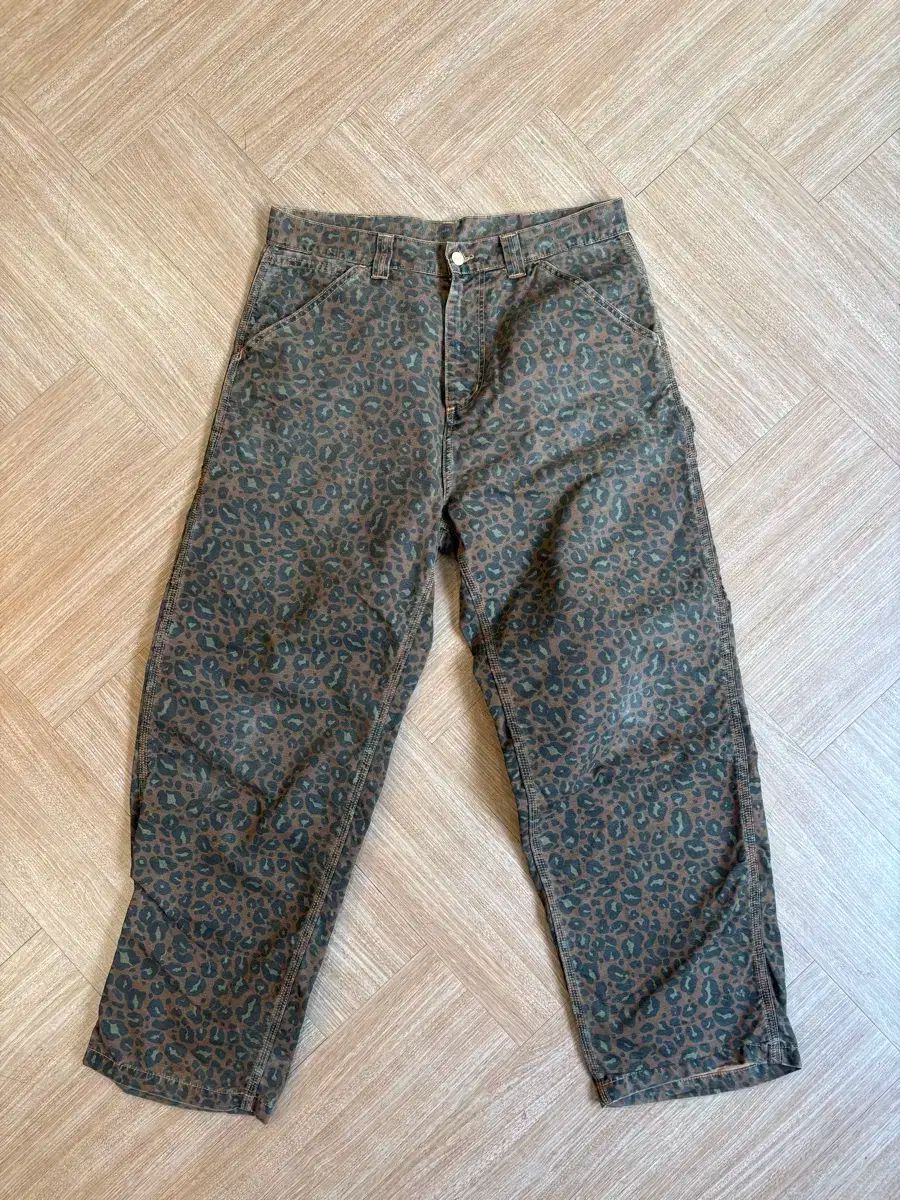 S Carhartt WIP ヒョウ柄 レオパード タマインド パンツ
