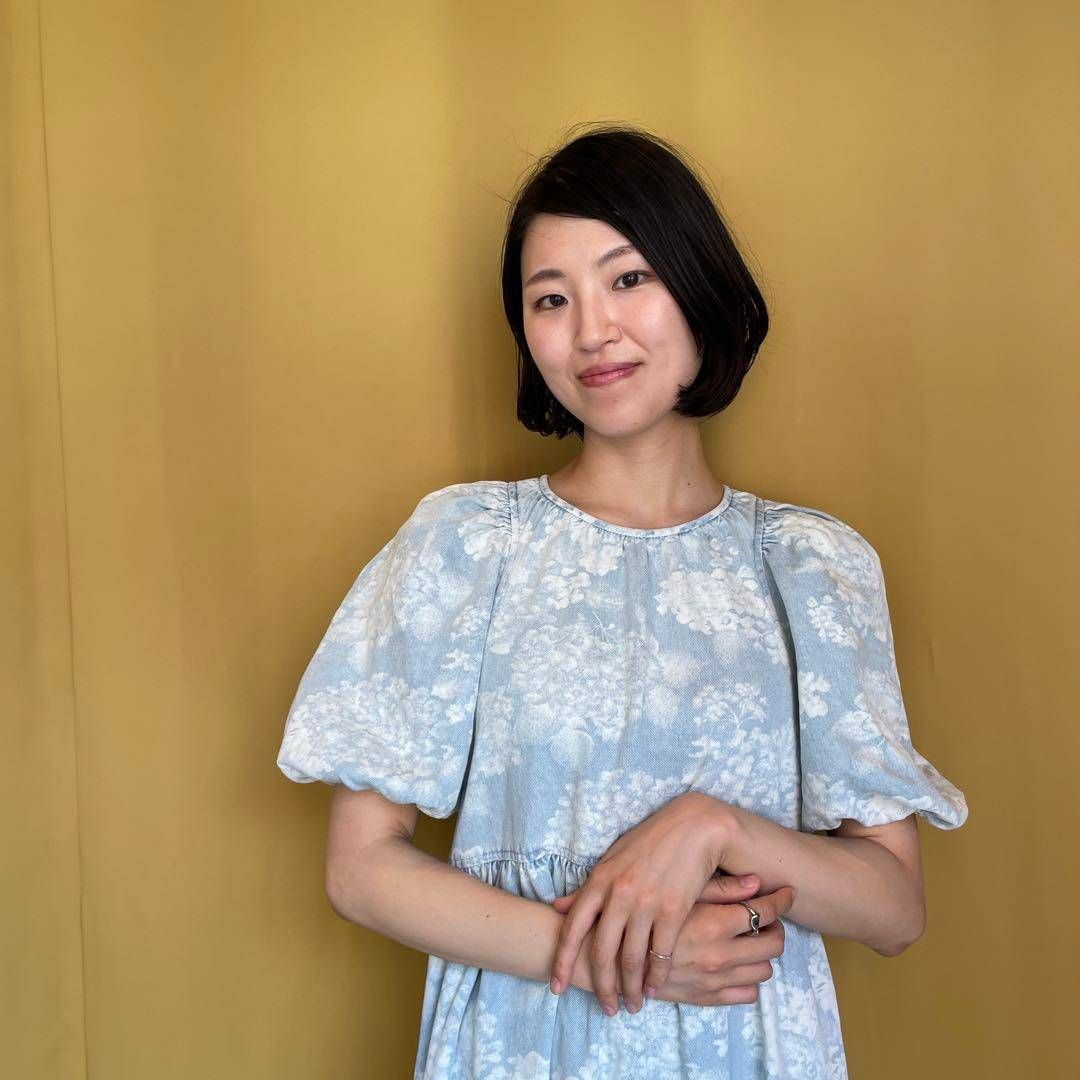 O ザグレート THE GREAT デニム denim ワンピース 半袖 ロング LONG 青 白 お呼ばれ デート オフィスカジュアル 食事会 お出かけ 上品