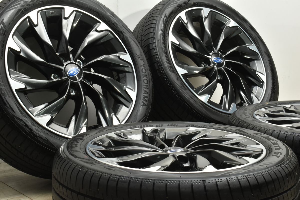 バリ溝 スバル VN レヴォーグ 17 in 7 J 55 PCD 114 3 ヨコハマ ブルーアース GT 215 50 R インプレッサハッチバック GU 流用