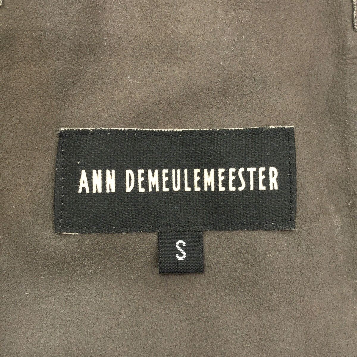 ANN DEMEULEMEESTER アンドゥムルメステール SAMPLE 3Bレザー  