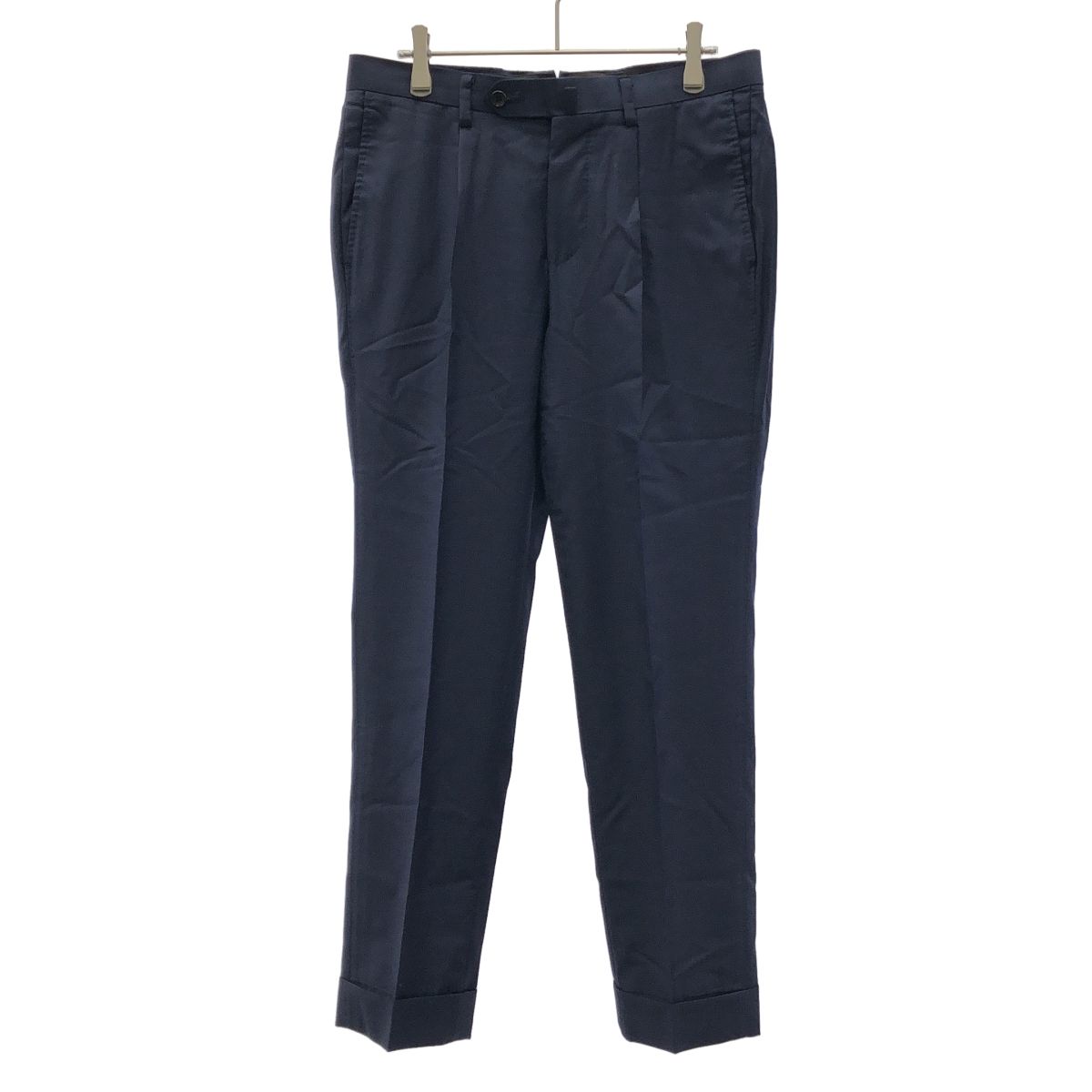 Brilla per il gusto ブリッラペルイルグスト Loro Piana ROYAL WISH ウールシルクソリッドスーツ 24-17-0033-015 ネイビー 46 WWW_KANDAIZUMI_COM