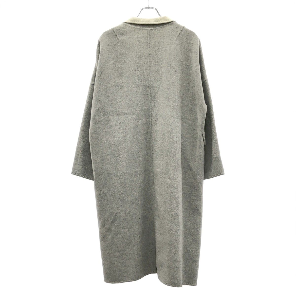 MUSE de deuxieme classe ミューズ ドゥ ドゥーズィエム クラス HAMILTON ウールリバー リバーシブルコート 15-020-500-4040 グレー×アイボリー