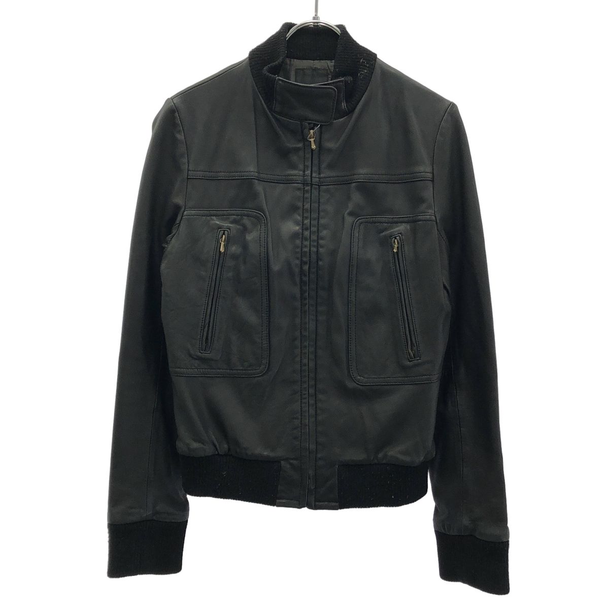 DEUXIEME CLASSE ブラックジャケット Deuxieme Classe ドゥーズィエム クラス ラムレザージャケット