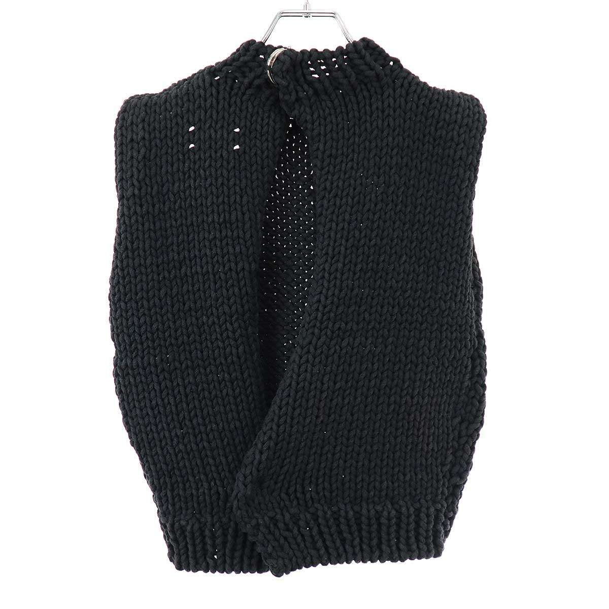 Maison Martin Margiela メゾン マルタン マルジェラ 1999 SS MISS DEANNA Doll s Knit Vest Top ドールニットベスト ブラック XL