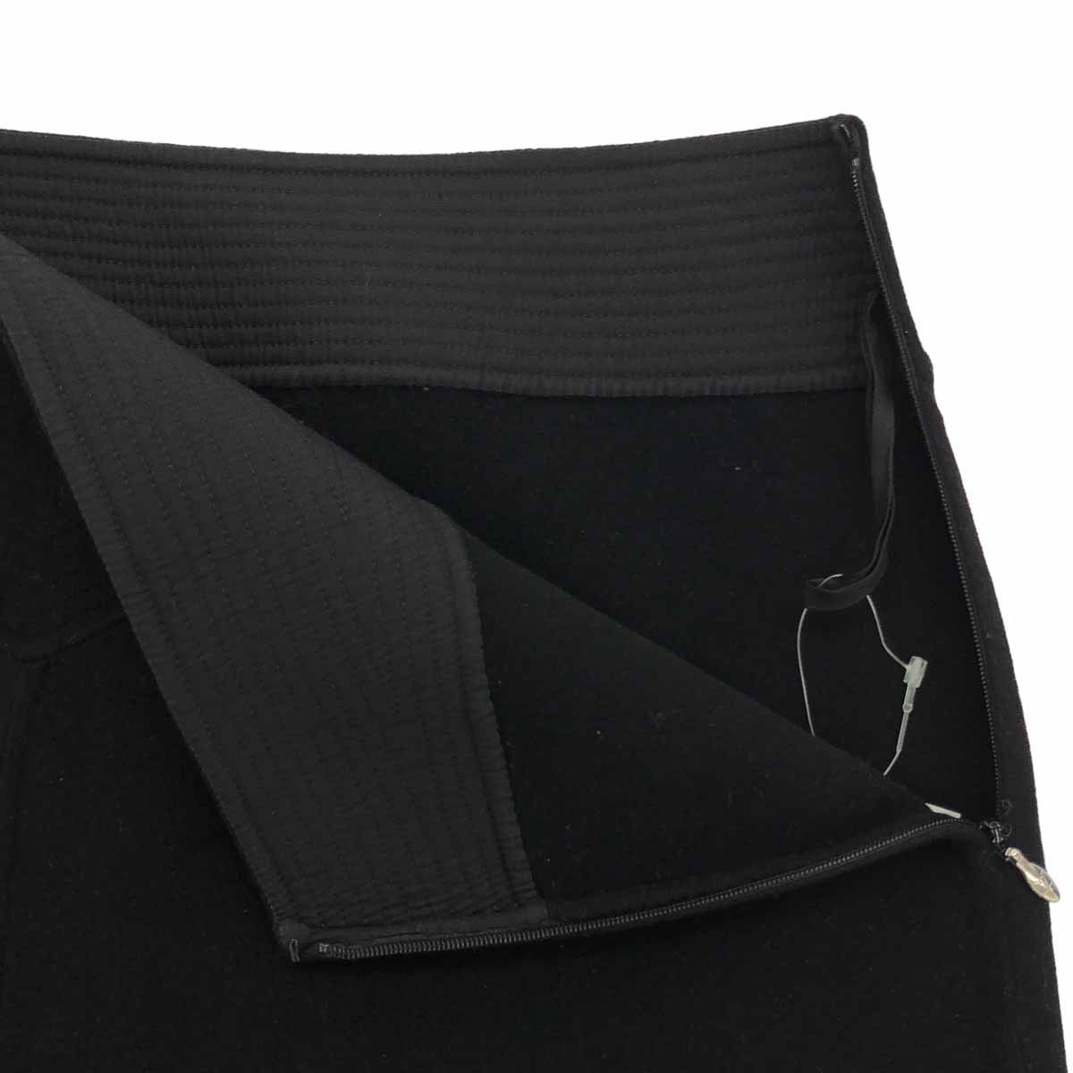 LOUIS VUITTON ルイヴィトン カシミヤスカート ブラック 38 GULLKHAN_COM