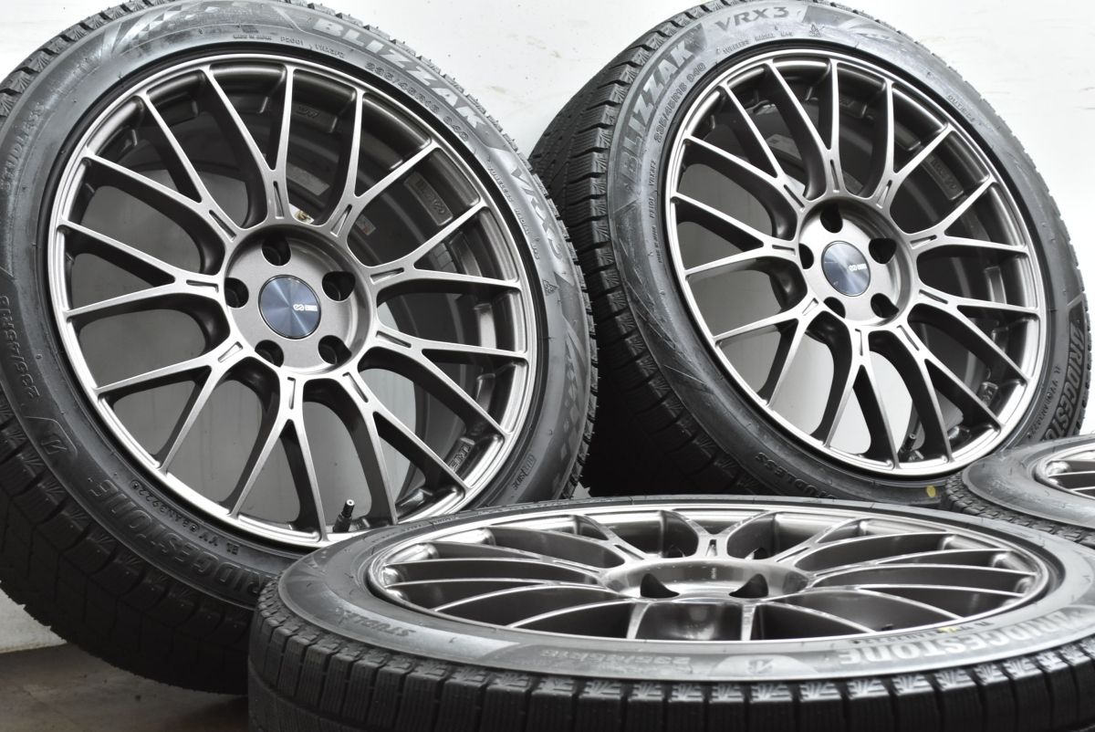 バリ溝 ENKEI PFM 1 18 in 8 J 45 PCD 114 3 ブリザックVRX 235 R テスラ モデル3 レクサス IS ES GS RC アコード スカイライン