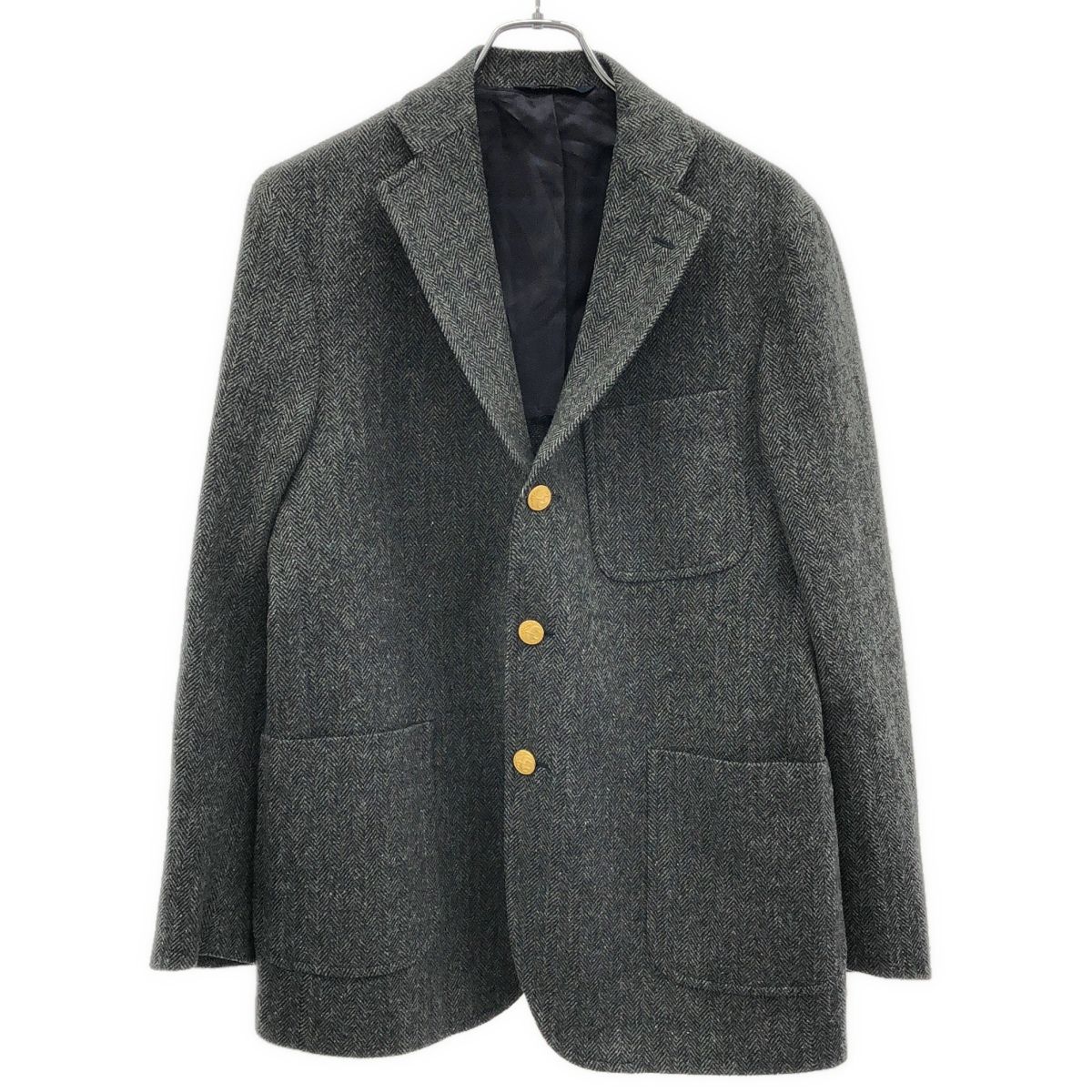 Brooks Brothers ブルックス ブラザーズ 20AW MILANO FIT ヘリンボーンジャケット  グレー 42S Brooks Brothers ブルックス ブラザーズ 20AW MILANO FIT ヘリンボーン
