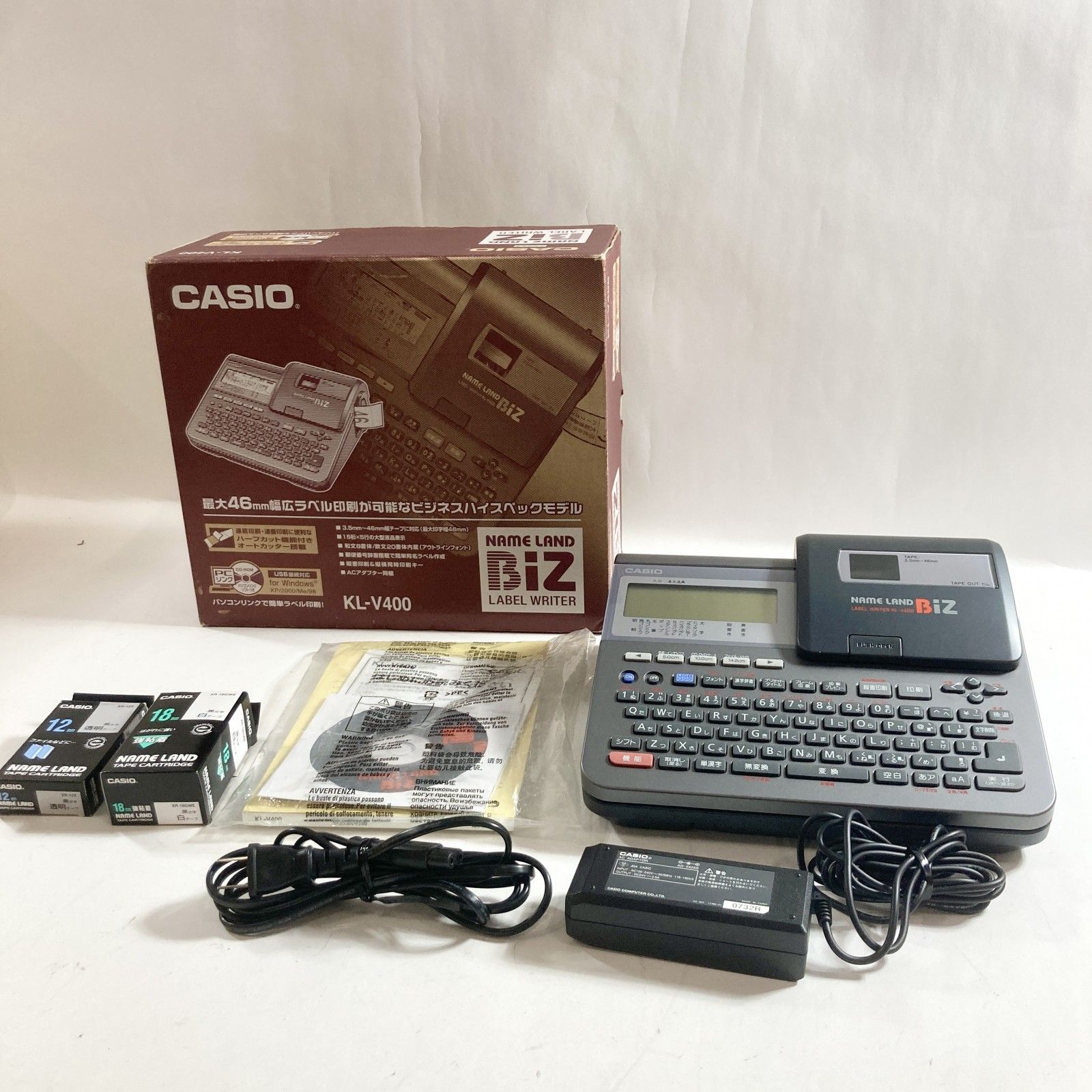 【K】ネームランド　テプラ　カシオ　KL-V400 文房具 【K】ネームランド テプラ カシオ KL-V400