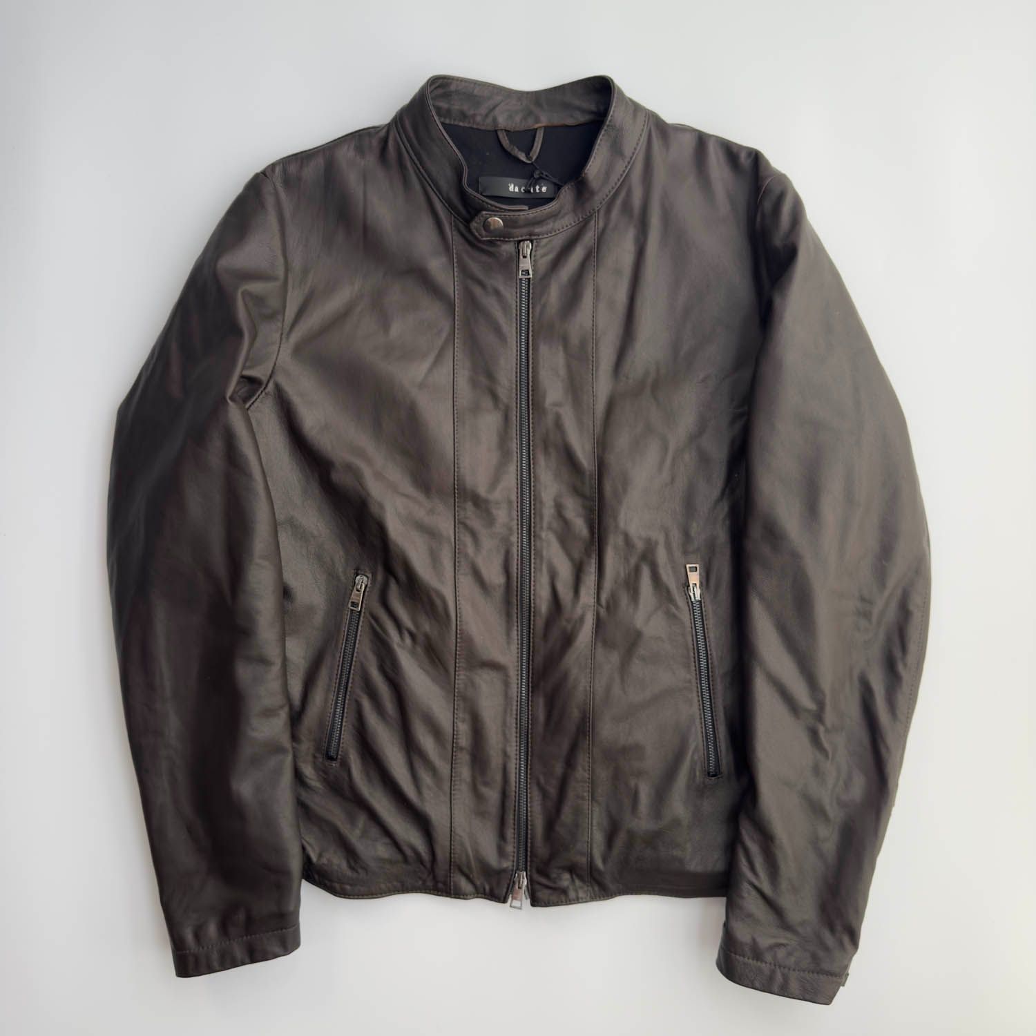 DACUTE (ダクテ) シープレザー シングル ライダースジャケット サイズ