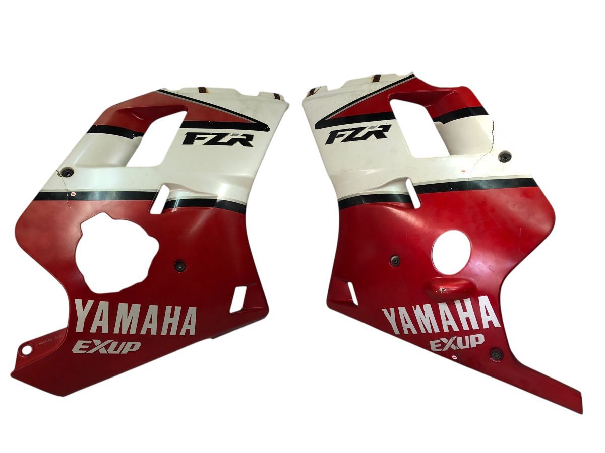 YAMAHA FZR250R 3LN 90-94 サイドカウル アンダーカウル 左右 品 交換 ＯＨベースにも 2782-M6994