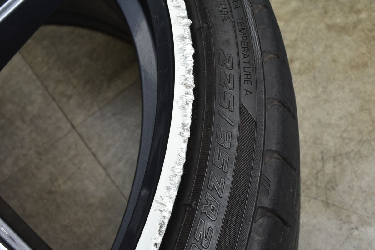  交換用に AC 1 モノブロック 20 in 8 5 J 43 PCD 120 ヨコハマ アドバンスポーツ V 107 225 35 R 255 30 BMW 3シリーズ 20インチ タイヤ ホイールセット