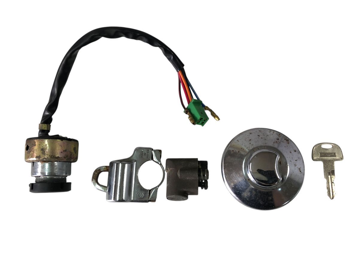 SUZUKI コレダスクランブラー50 LA13A キーセット イグニッションキー 共通キー1本 作動OK レストア OHにも 2768-M7013