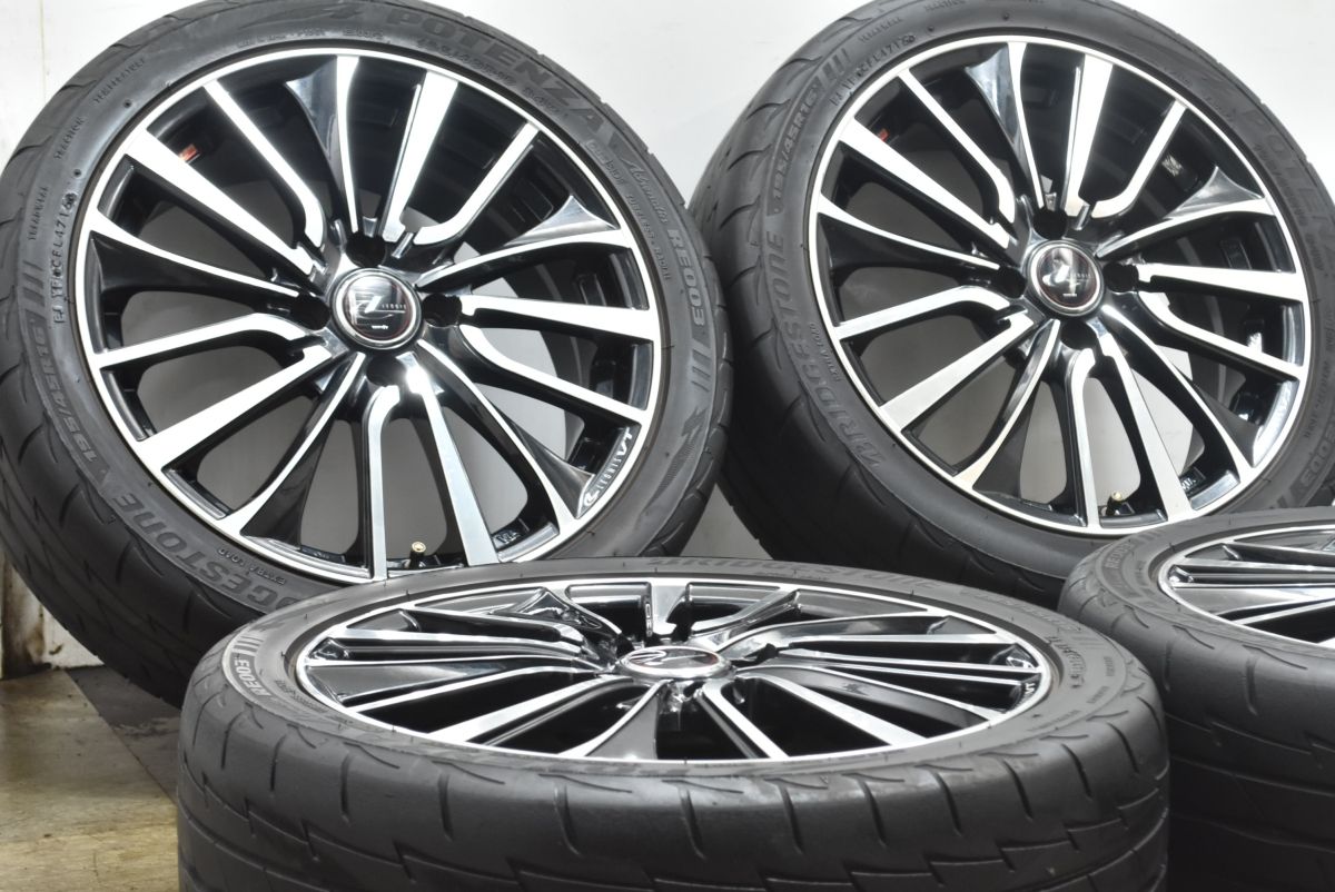大 Weds レオニス VT 16 in 6 J 42 PCD 100 ブリヂストン ポテンザ アドレナリン RE 003 195 45 R デミオ ミラージュ ジャスティ
