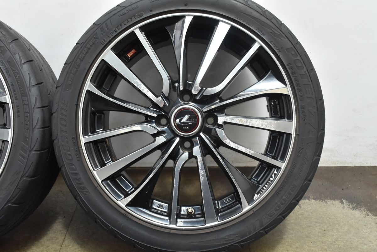 アドレナリンTi 大特価】Weds レオニス VT 16in 6J +42 PCD100 ブリヂストン ポテンザ