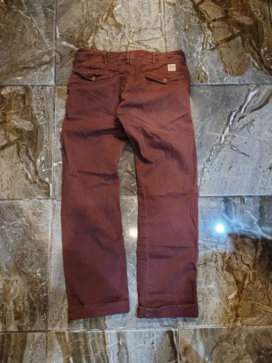 RRL ダブルアールエル バーガンディ チノパンツ