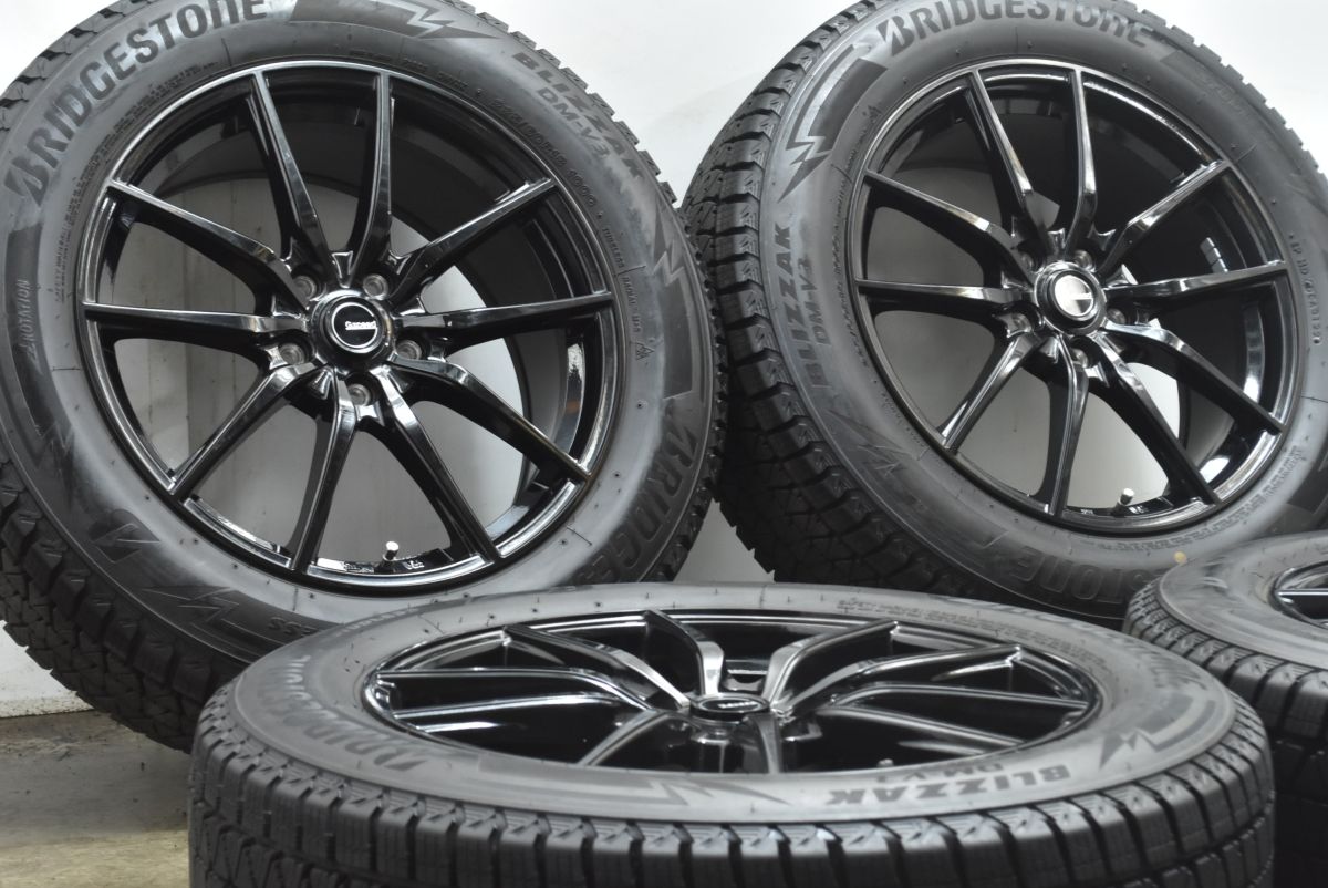 超バリ溝 Gスピード 18 in 7 5 J 55 PCD 114 3 ブリヂストン ブリザック DM V 225 60 R エクストレイル CX 8 アウトバック